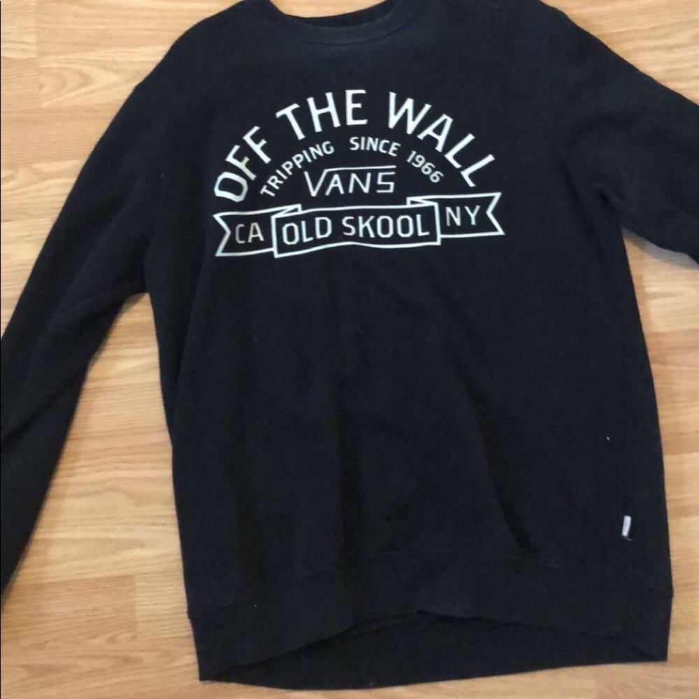 VANS OFF THE WALL SWEATSHIRT SIZE LARGE UNISEX